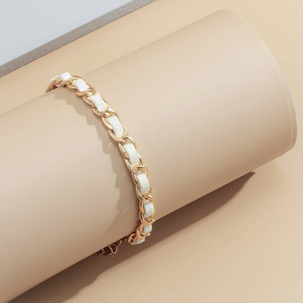 

Minimalist Link Bracelet, Multicolor