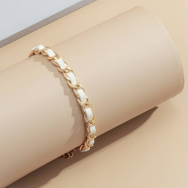 

Minimalist Link Bracelet, Multicolor