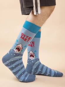 Calcetines de hombres con letra - Multicolor - Ver 2