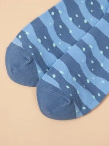 Calcetines de hombres con letra - Multicolor - Ver 3