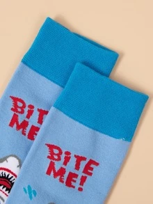 Calcetines de hombres con letra - Multicolor - Ver 4