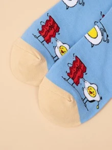 Calcetines de hombres con dibujos animados - Multicolor - Ver 3