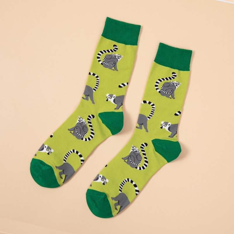 

Guys Cartoon Graphic Socks, Multicolor