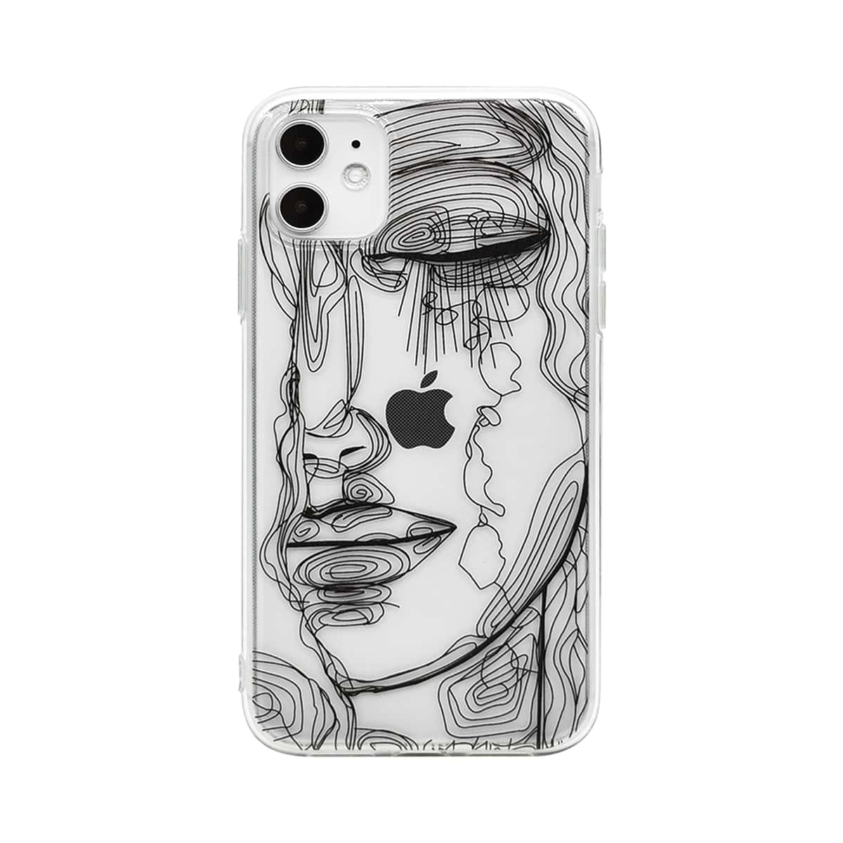 

Abstract Clear iPhone Case