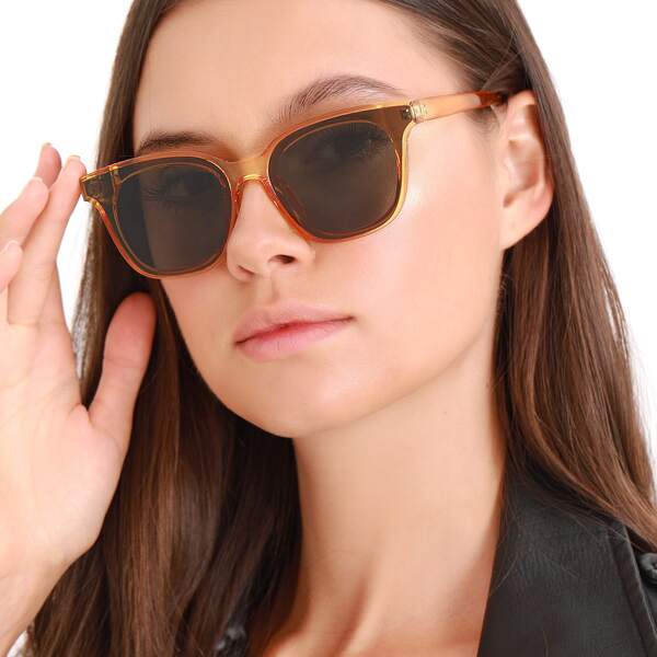 

Slim Acrylic Wayfarer Style Sunglasses, Orange