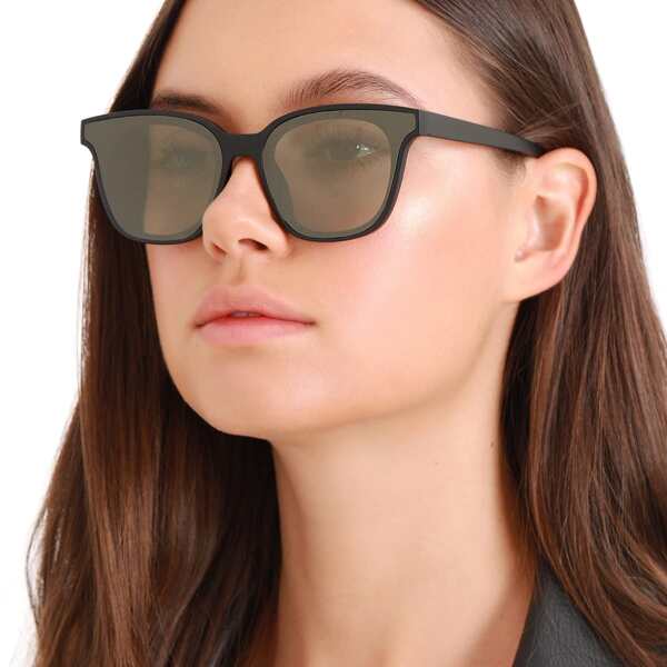 

Slim Acrylic Wayfarer Style Sunglasses, Black