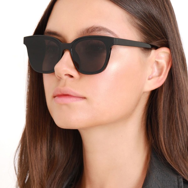 

Slim Acrylic Wayfarer Style Sunglasses, Black