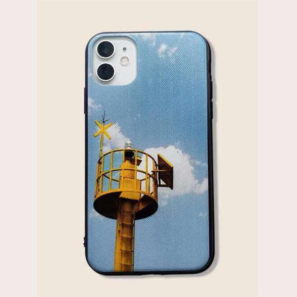 

Чехол для iPhone с рисунком, Синий