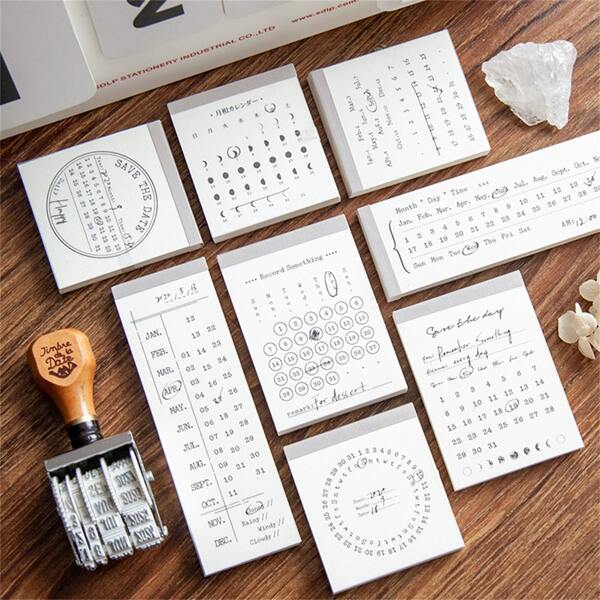 

1pack Random Calendar Memo Pad, Multicolor
