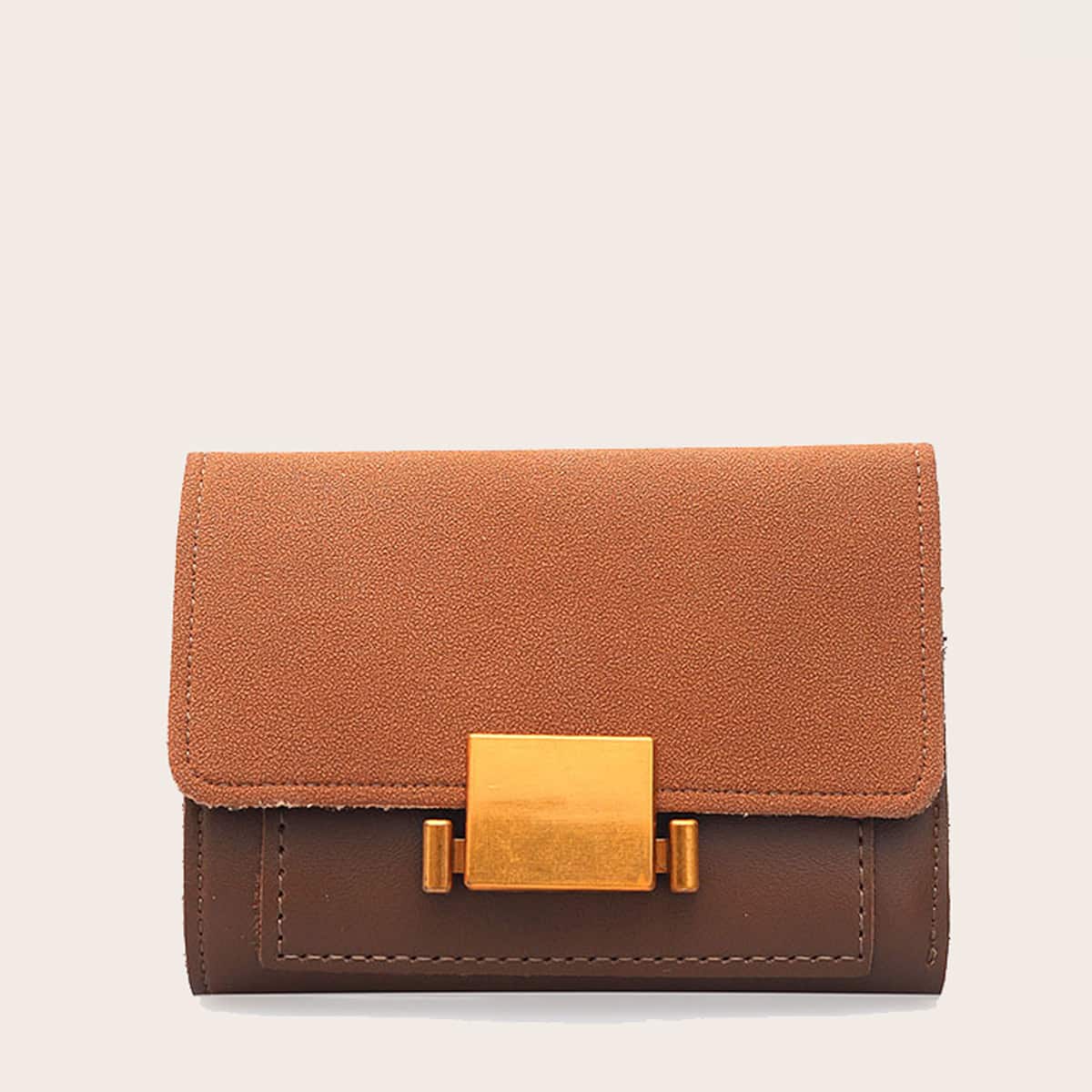 

Colorblock Fold Over Purse, Multicolor
