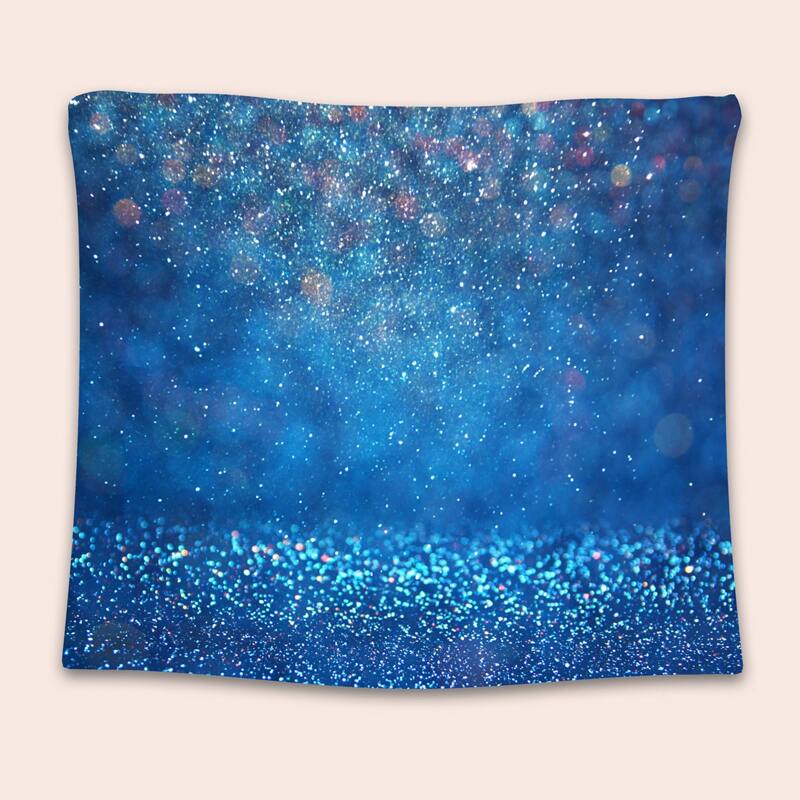 

Glitter Pattern Tapestry, Blue