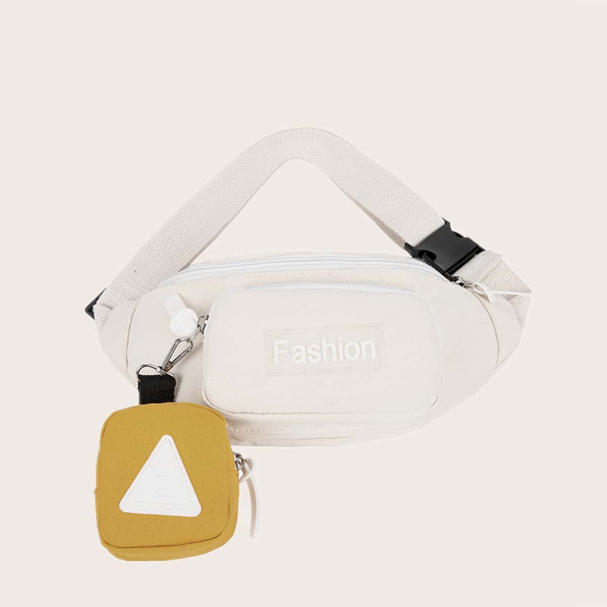 

Pocket Fanny Pack & Coin Purse, Beige