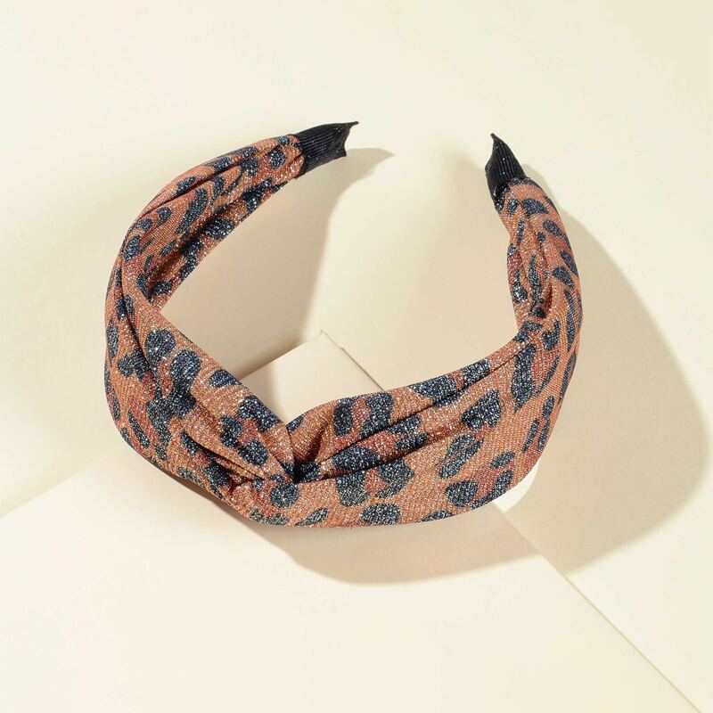 

Leopard Twist Hair Hoop, Multicolor
