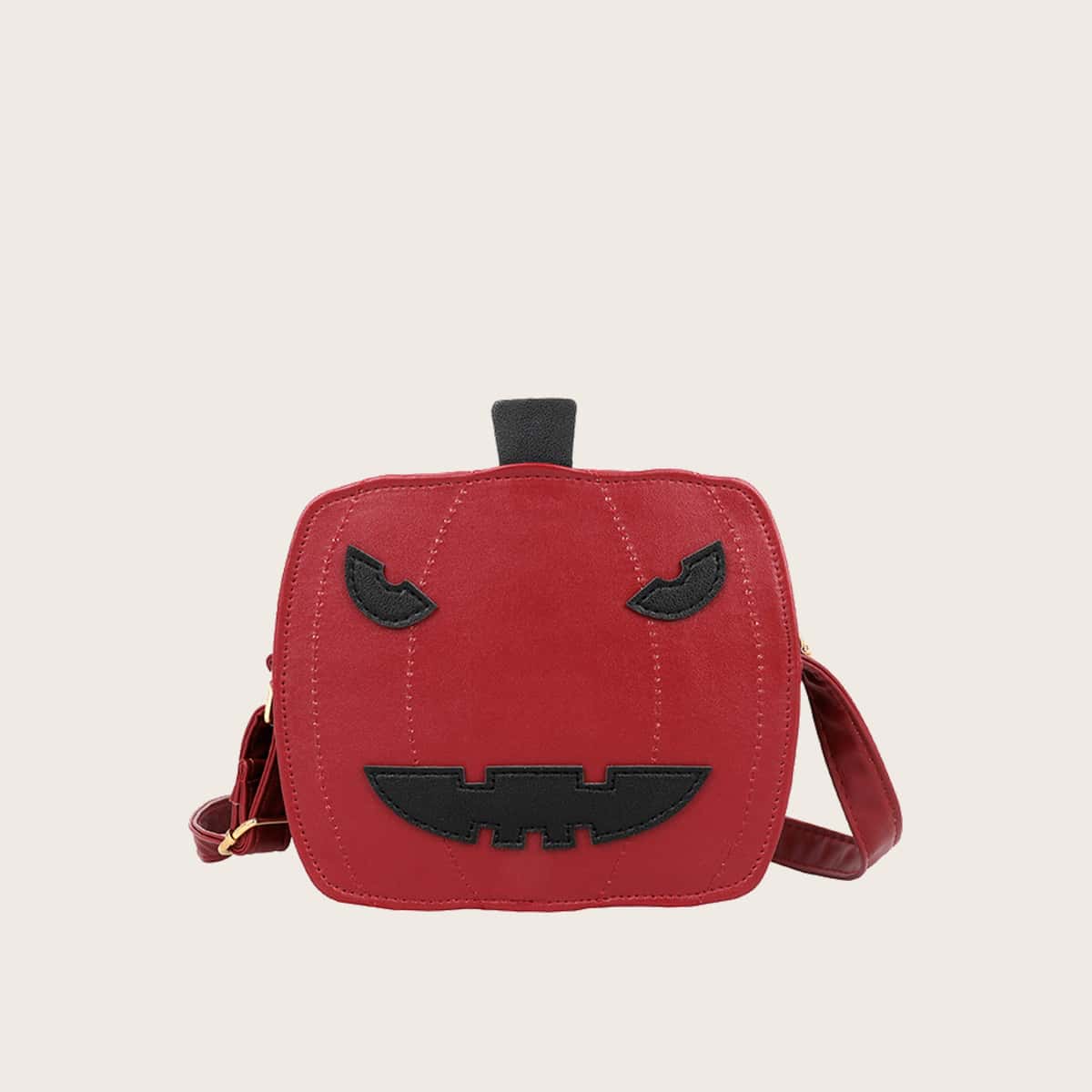 

Halloween Pumpkin Crossbody Bag, Rose red