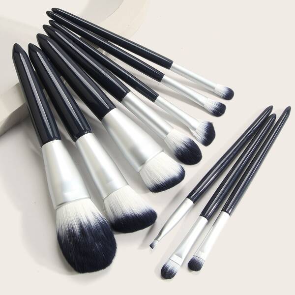 

10pcs Makeup Brush Set, Royal blue