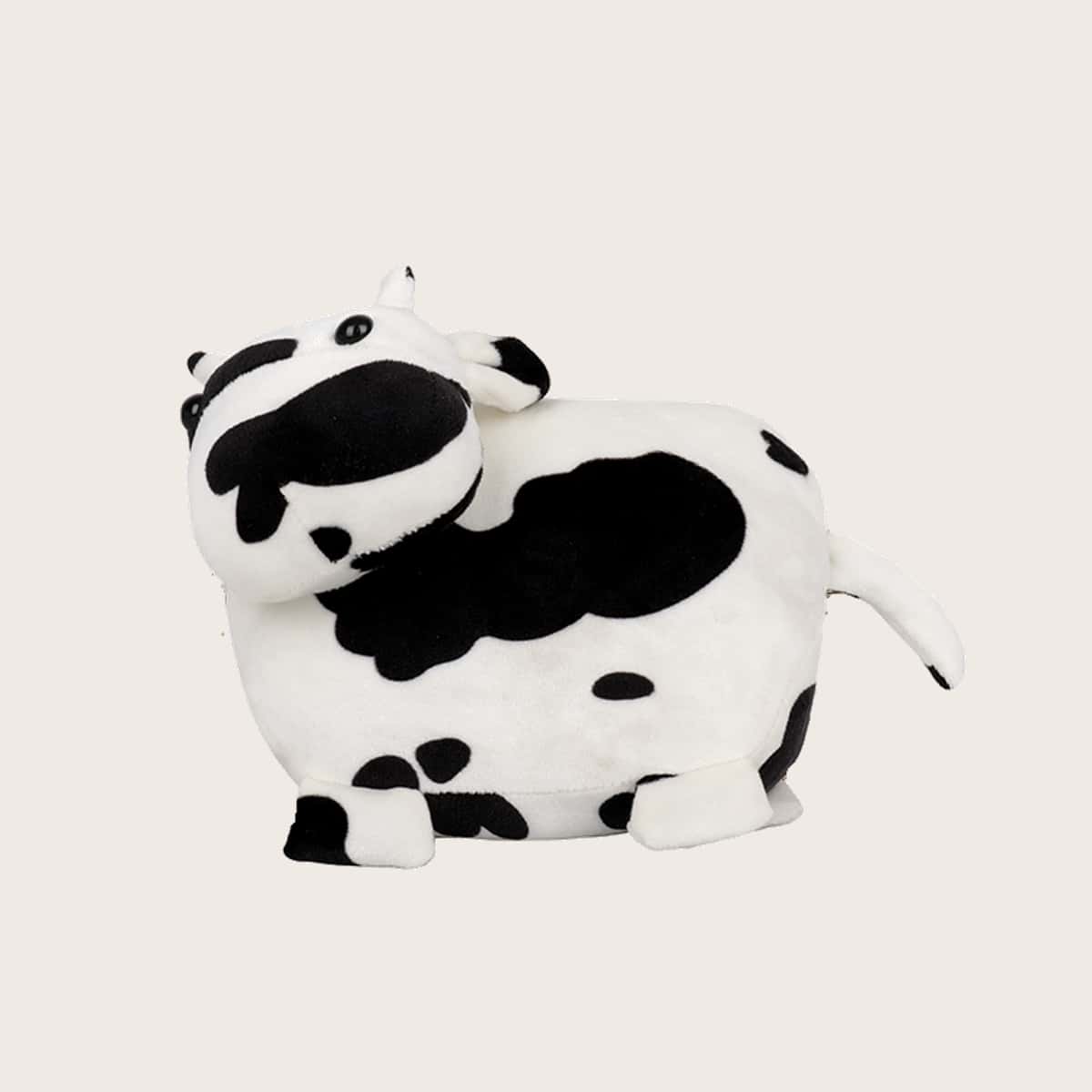 

Cartoon Cow Crossbody Bag, Black and white