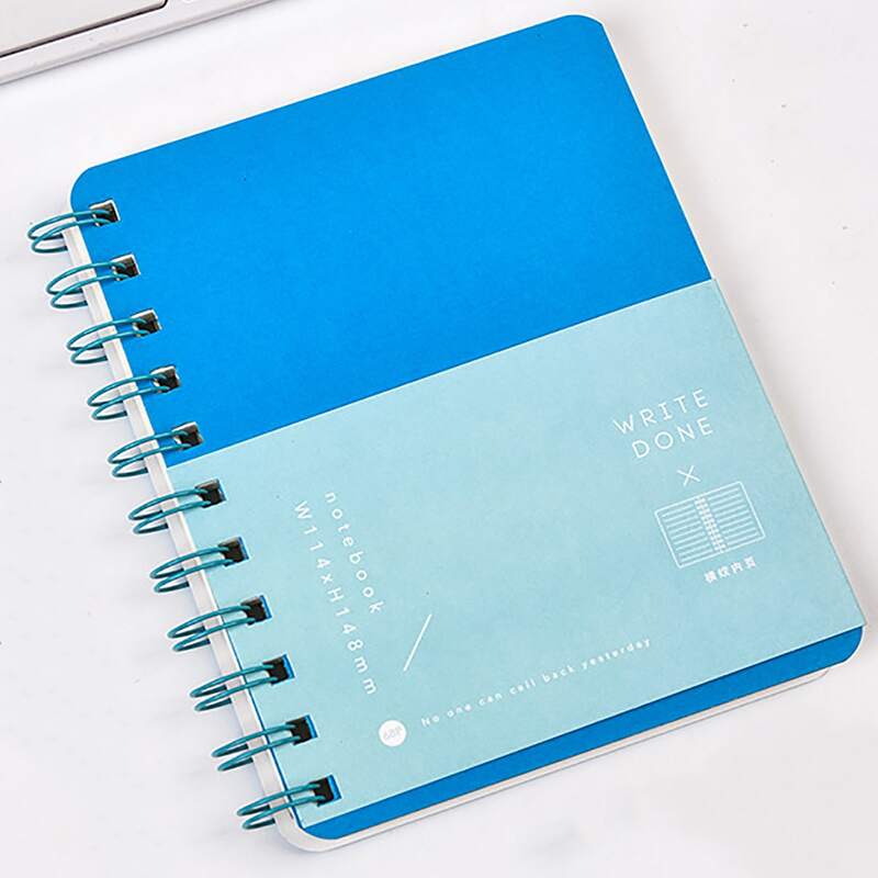 

1pack Simple Spiral Notebook, Blue