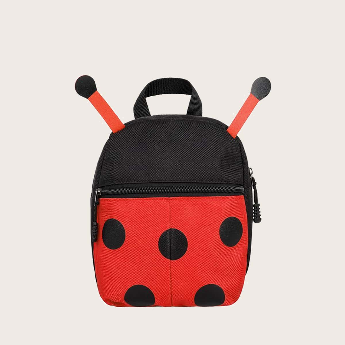 

Cartoon Ladybug Backpack, Multicolor
