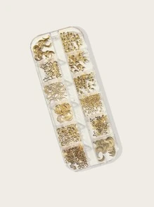 1box Star & Moon Nail Art Decoration DIY Nail Charms Nail Gems Nail Supplies