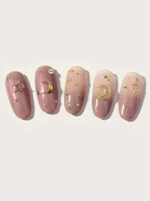 1box Star & Moon Nail Art Decoration DIY Nail Charms Nail Gems Nail Supplies
