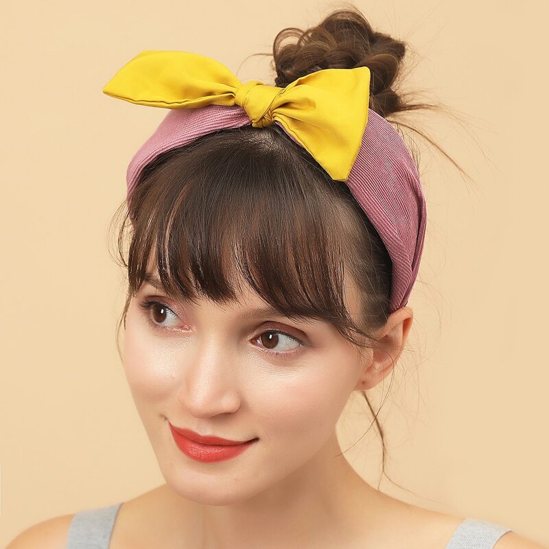 

Bow Knot Decor Hair Hoop, Multicolor