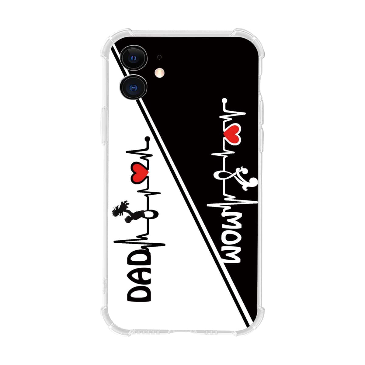 

Heart Pattern iPhone Case, Multicolor
