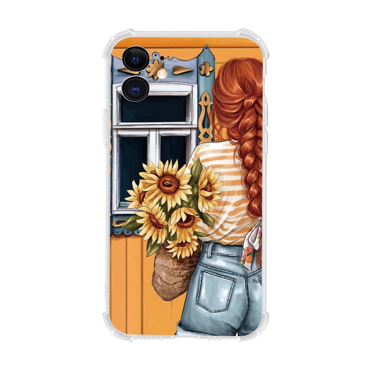

Sunflower Print iPhone Case, Multicolor