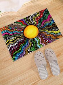 Alfombra de piso con estampado - Multicolor - Ver 7