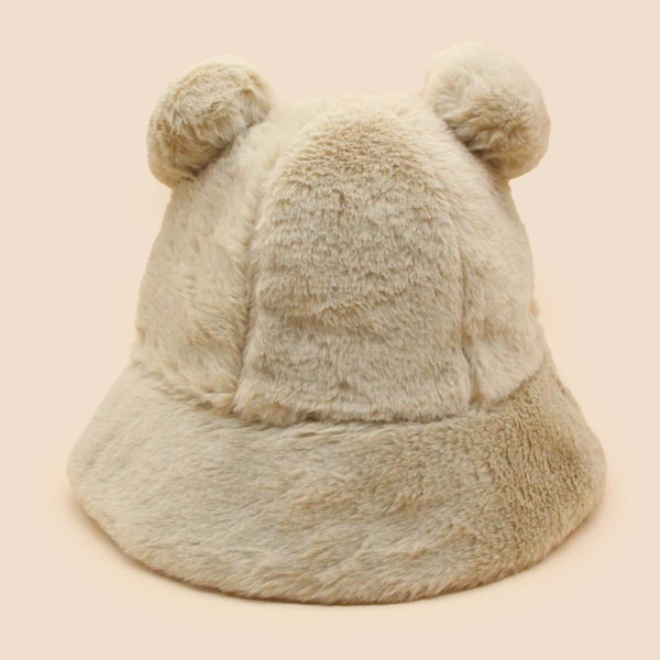 

Solid Plush Bucket Hat, Khaki