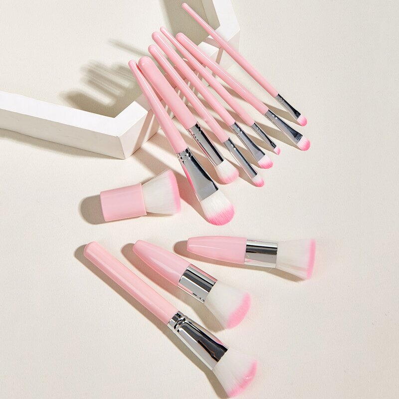 

11pcs Makeup Brush Set, Pink