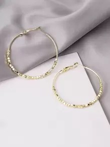 Pendientes con cuenta - Amarillo Oro - Ver 3