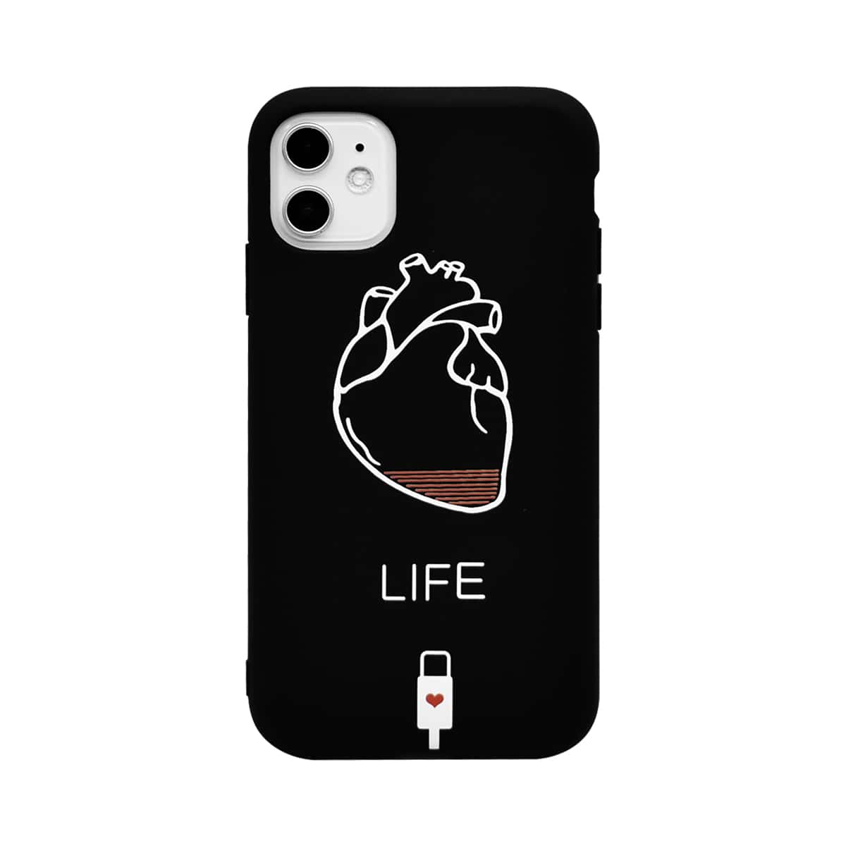 

Heart Pattern iPhone Case, Multicolor