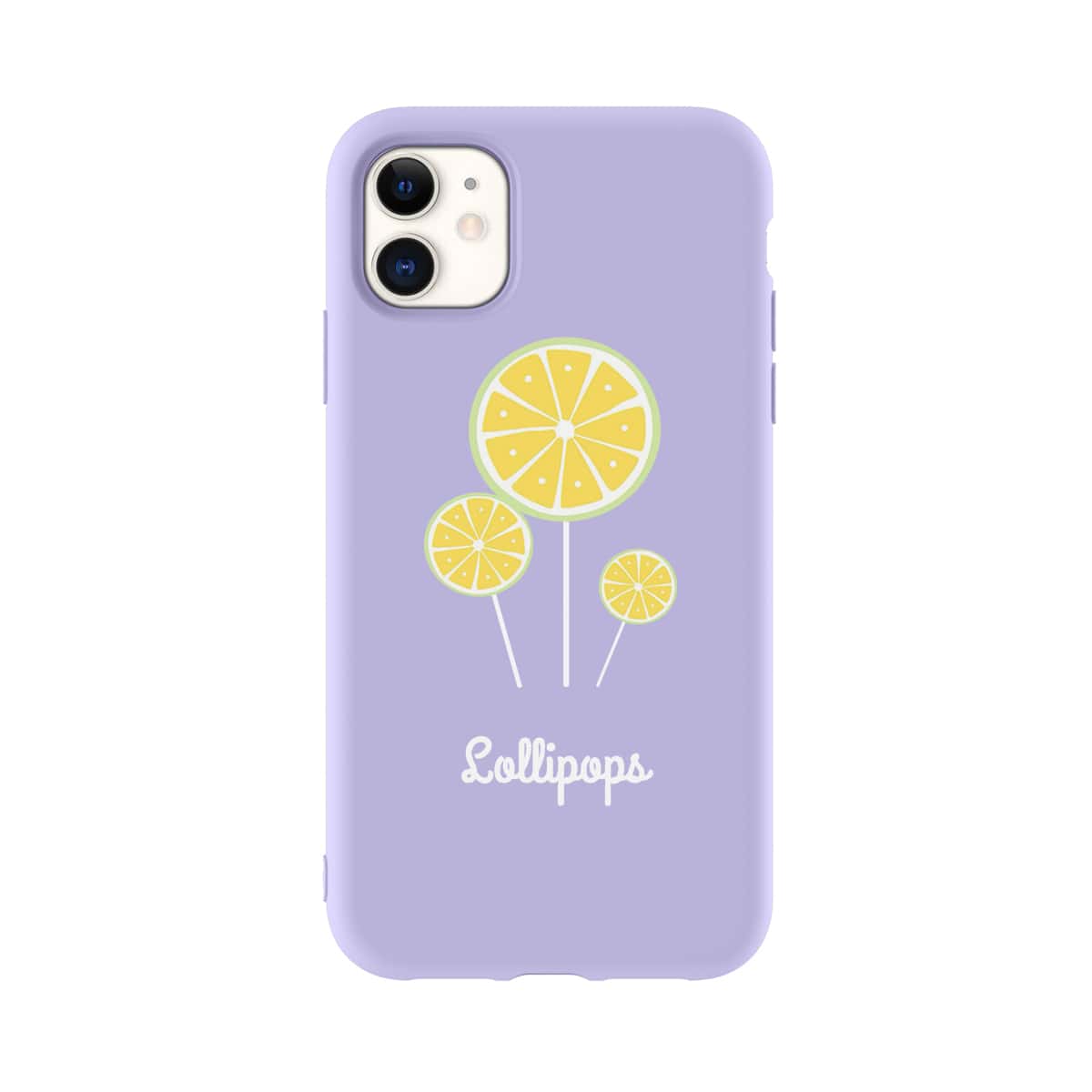

Lemon Lollipop iPhone Case, Purple