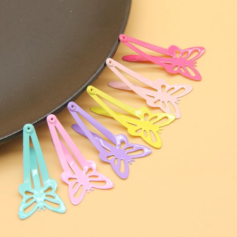 

6pcs Butterfly Shaped Hair Clip, Multicolor