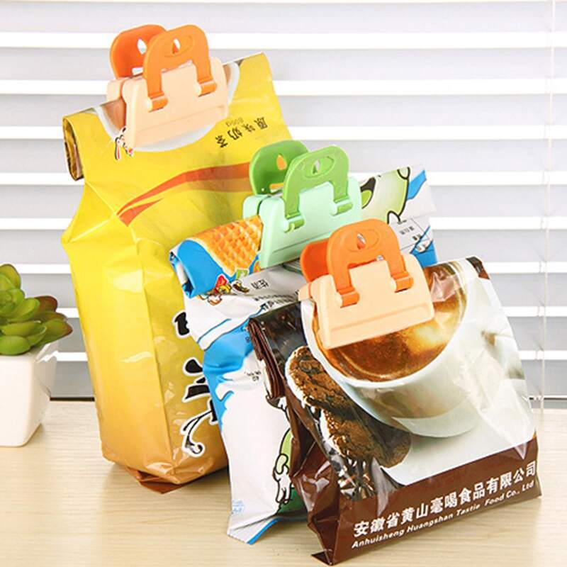 

4pcs Random Color Food Sealing Clip, Multicolor