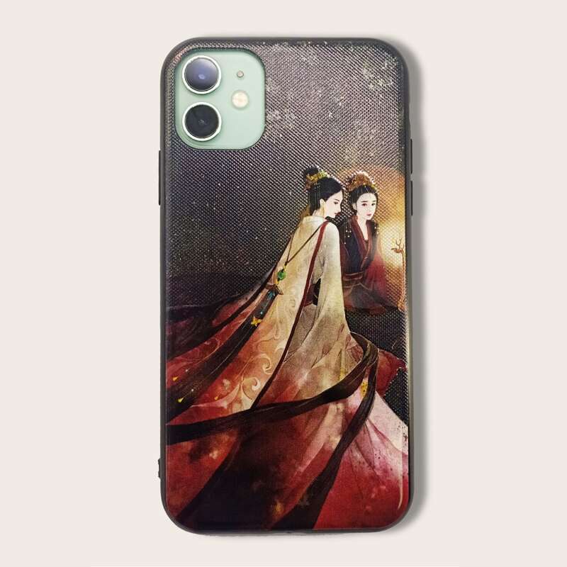 

Figure Graphic iPhone Case, Multicolor