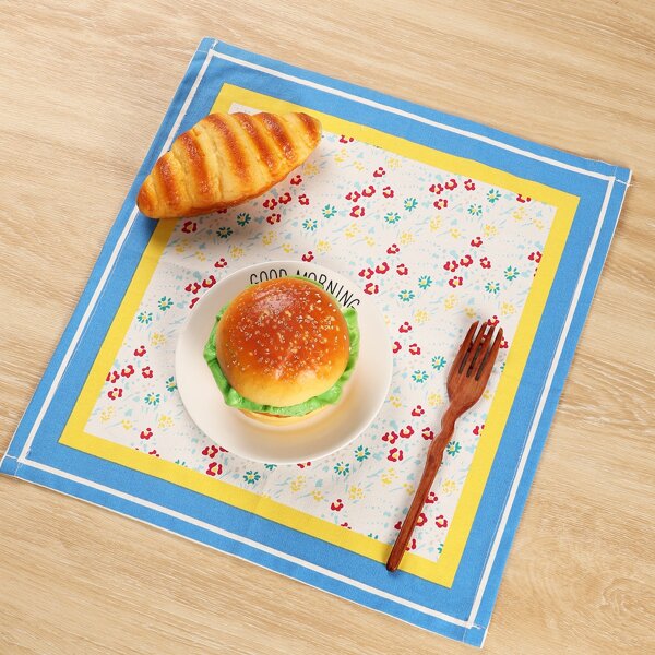 

Flower Print Placemat, Multicolor