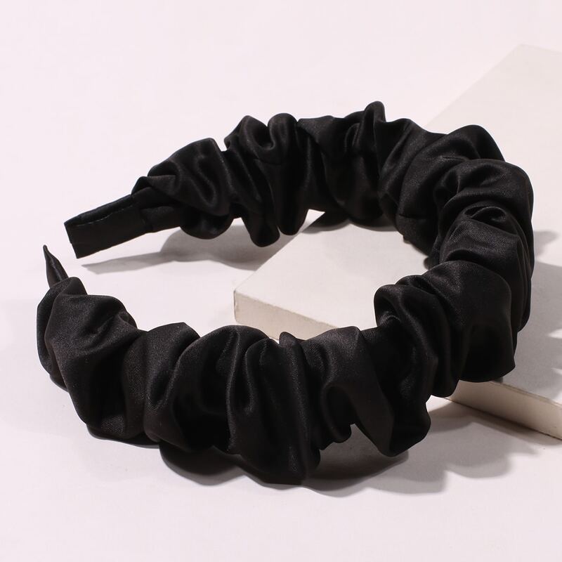 

Ruched Hair Hoop, Black