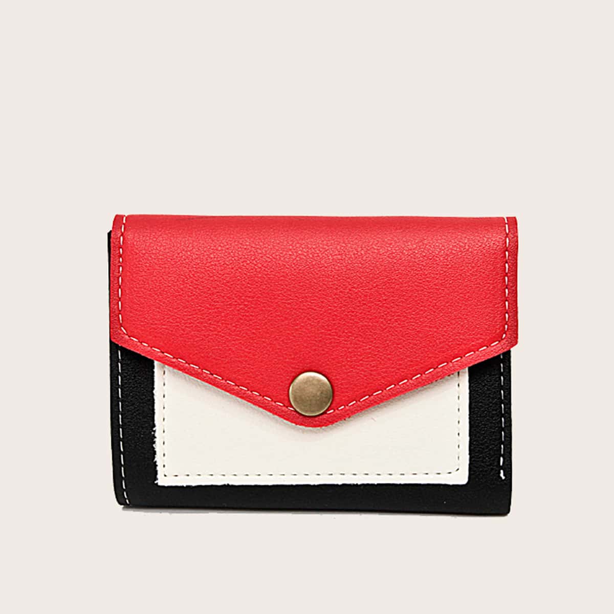

Colorblock Fold Over Purse, Multicolor