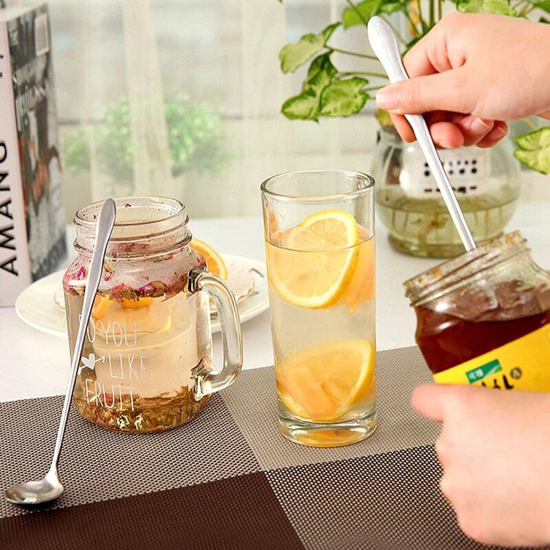 

2pcs Stainless Steel Spoon, Silver