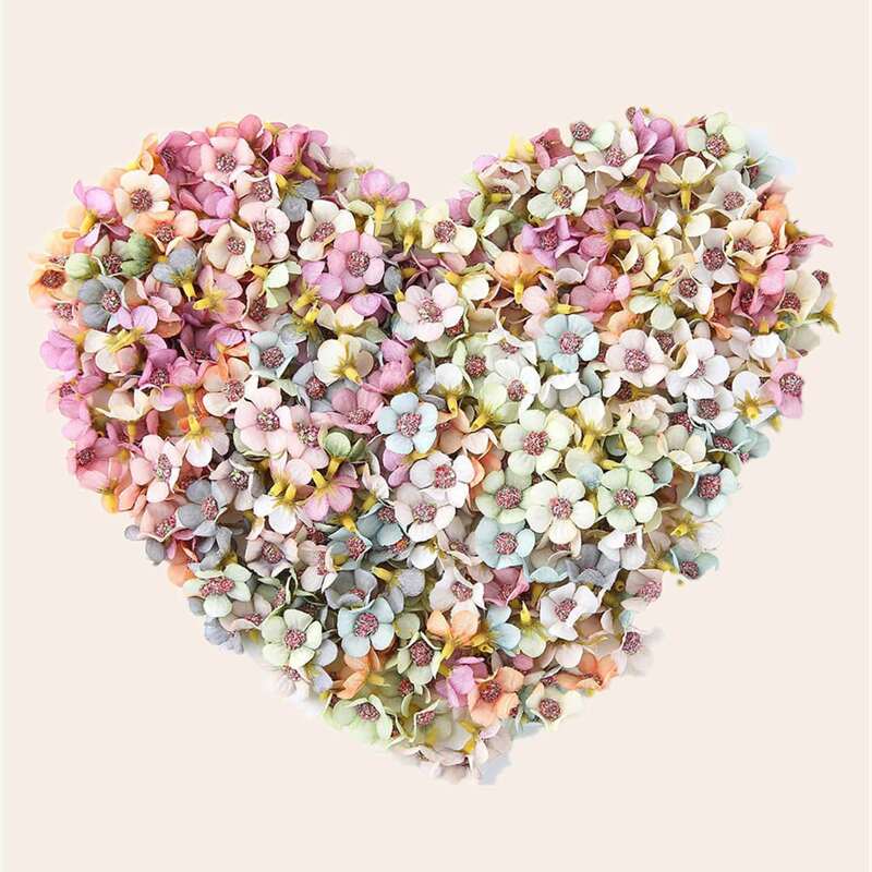 

50pcs Artificial Flower, Multicolor
