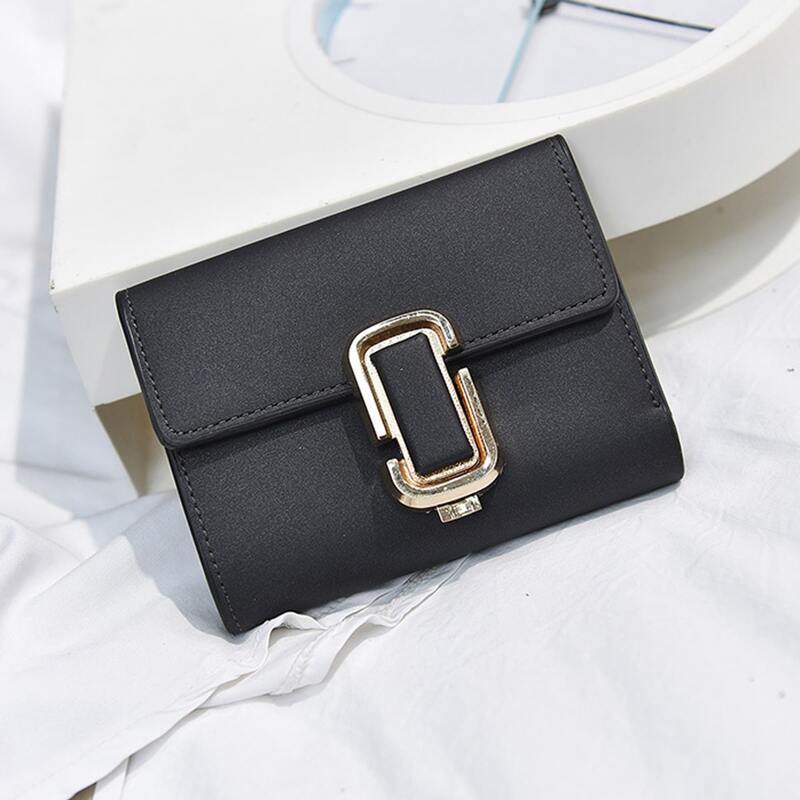 

Buckle Fold Over Purse, Black