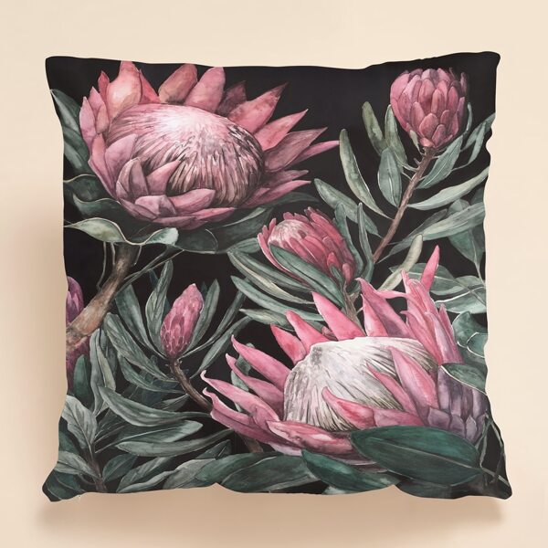 

Flower Print Cushion Cover Without Filler, Multicolor