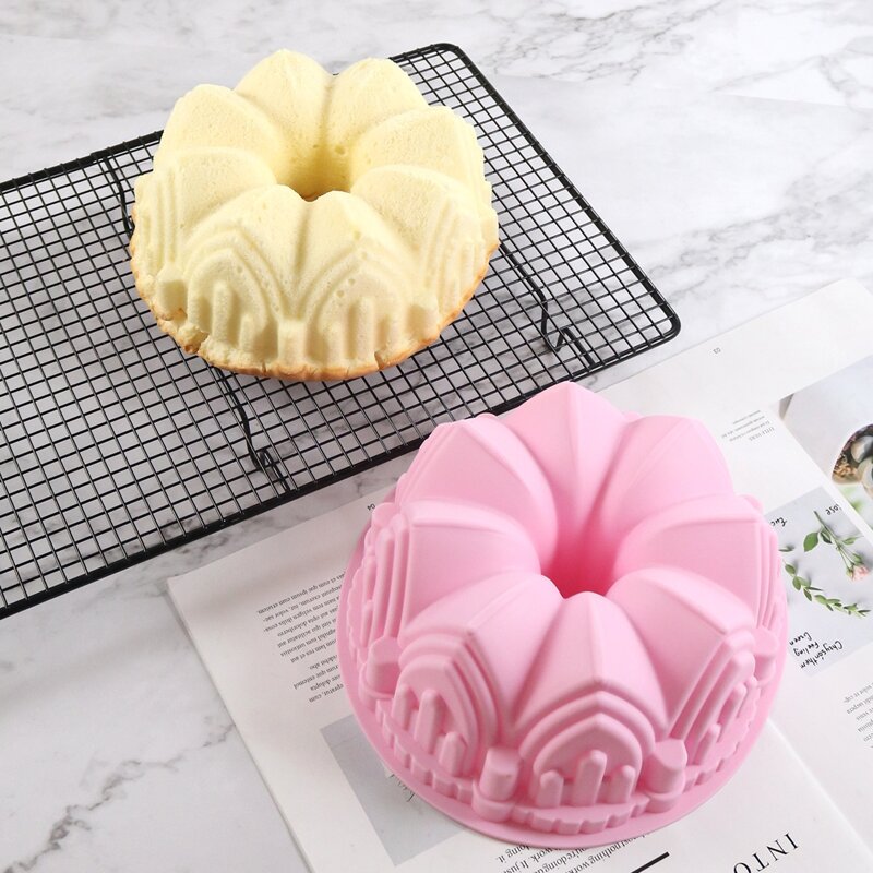 

1pc Random Color Cake Silicone Mold, Multicolor