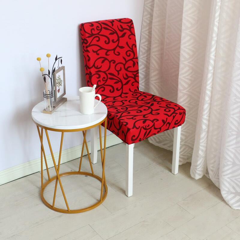 

Tree Branch Print Stretchy Chair Cover, Red