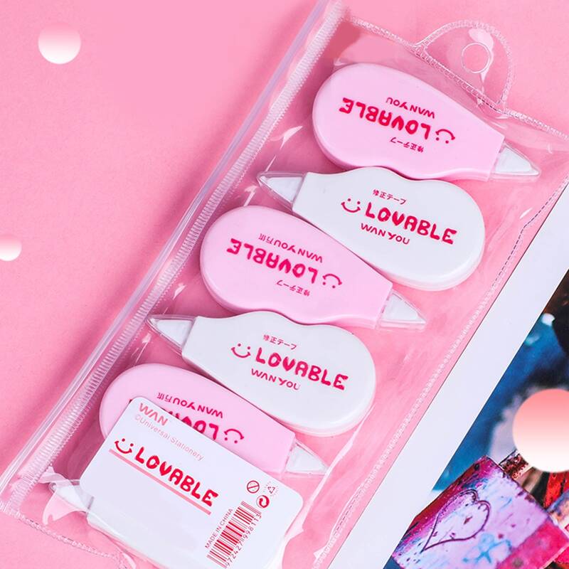 

6pcs Mini Correction Tape Set, Multicolor