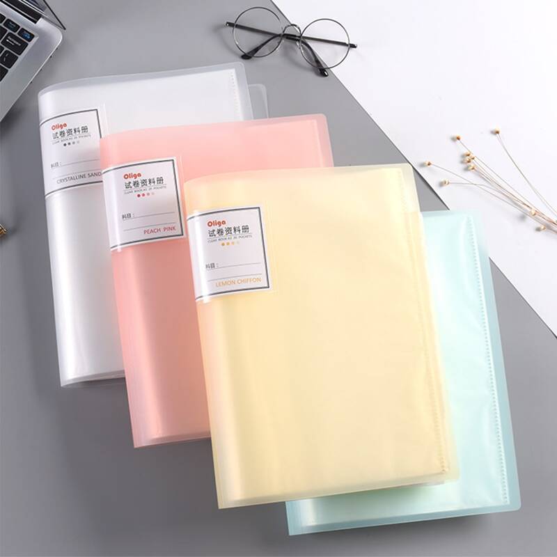 

1pc Random Color A3 Folder, Multicolor
