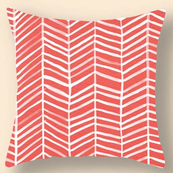 

Chevron Pattern Cushion Cover Without Filler, Multicolor
