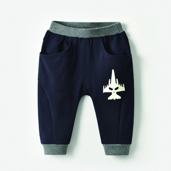 

Toddler Boys Slogan Graphic Sweatpants, Navy blue