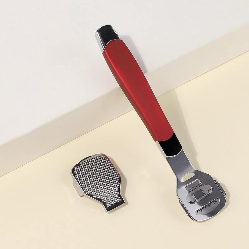 

2pcs Stainless Steel Pedicure Set, Red